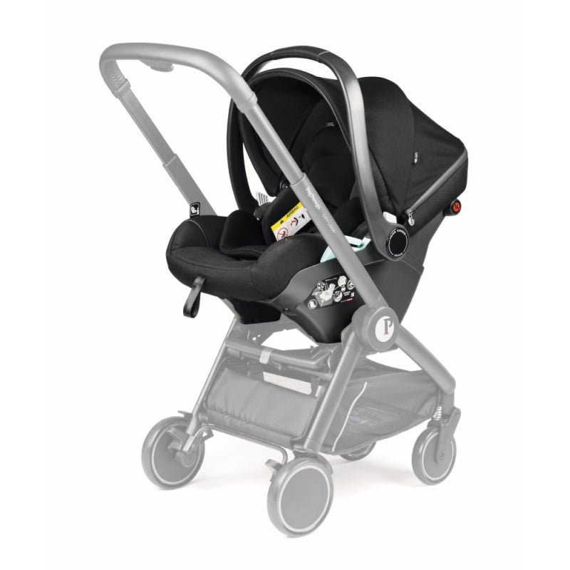 Peg Perego City Loop Chassis, Seat Unit, Carrycot & Primo Viaggio Car Seat Bundle - True Black