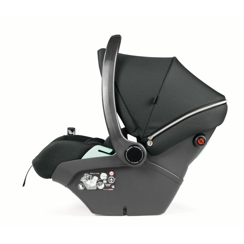 Peg Perego City Loop Chassis Plus Primo Viaggo Lounge Car Seat Bundle - Metal