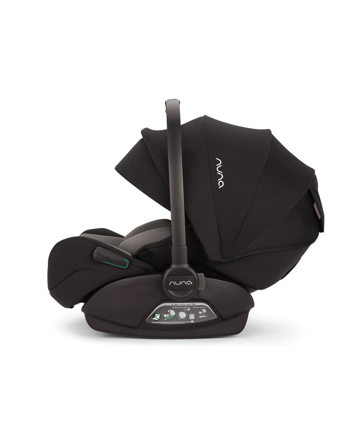 Nuna TRIV lx All Seasons Pushchair Set, Arra Flex and Rotating Curv Base Caviar Ex Display