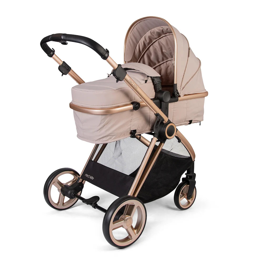 Red Kite Push Me Pace i-size Latte Travel System