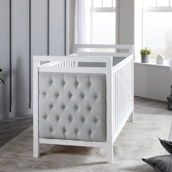 Babymore Deluxe Velvet Cot Bed *SEPTEMBER OFFER