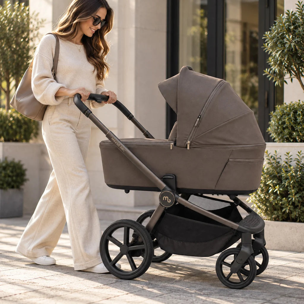 My Babiie MB450 ARC 3-in-1 Travel System with Car Seat – Mocha Atelier Pre Order End Of November Delivery
