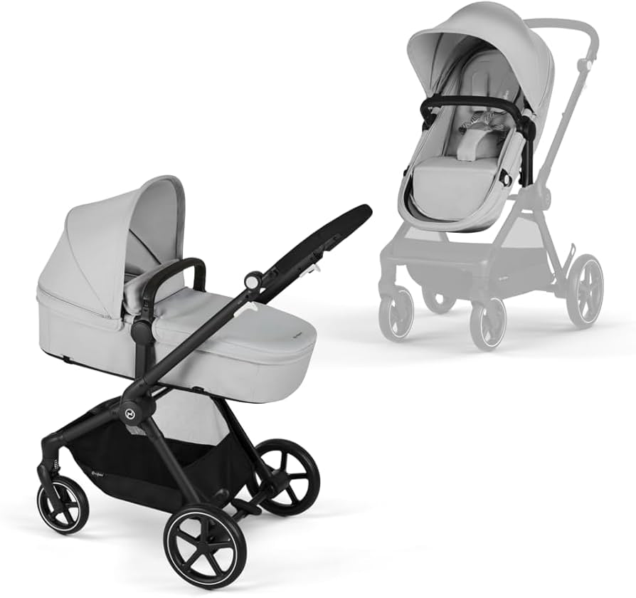 Cybex Eos 2 in 1 Lava Grey Inc Joie iSnug Pebble Car Seat Adapters