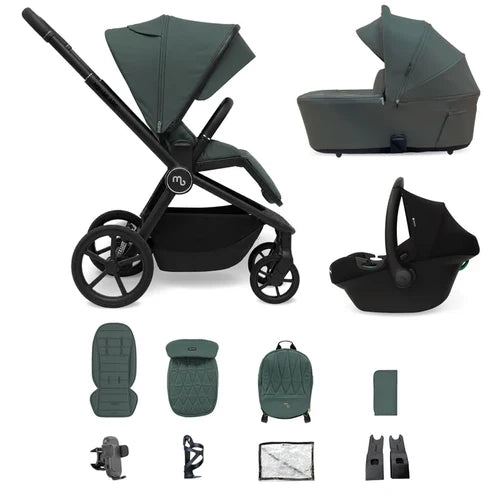 My Babiie MB450 ARC 3-in-1 Travel System with Car Seat – Himalayan Green Pre Order End Of November Delivery