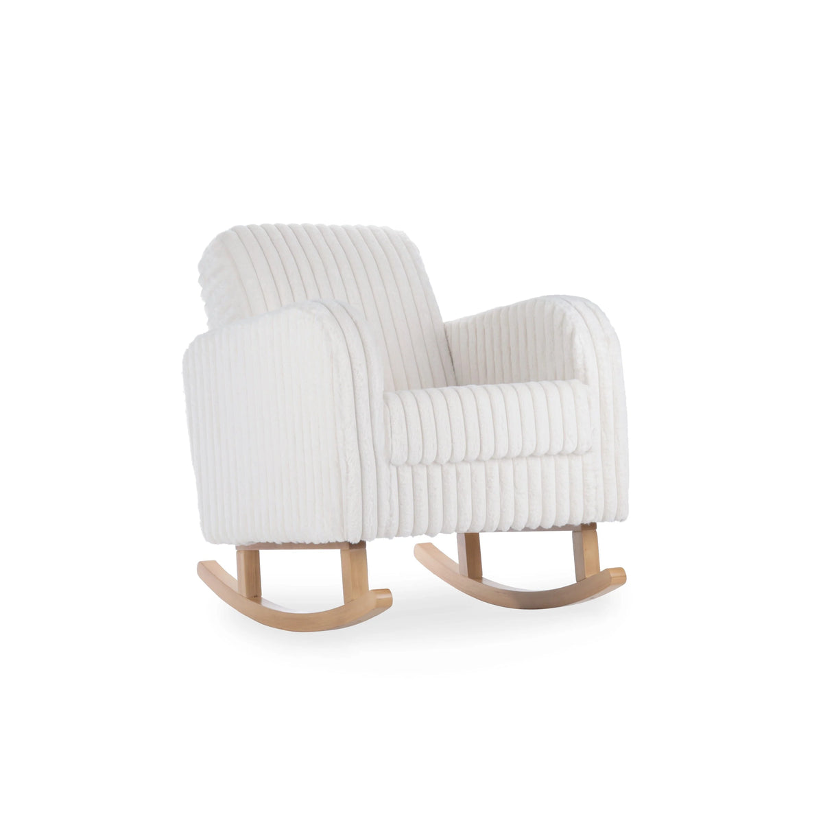 Cuddle Co Etta Faux Fur Nursing Chair - Cream