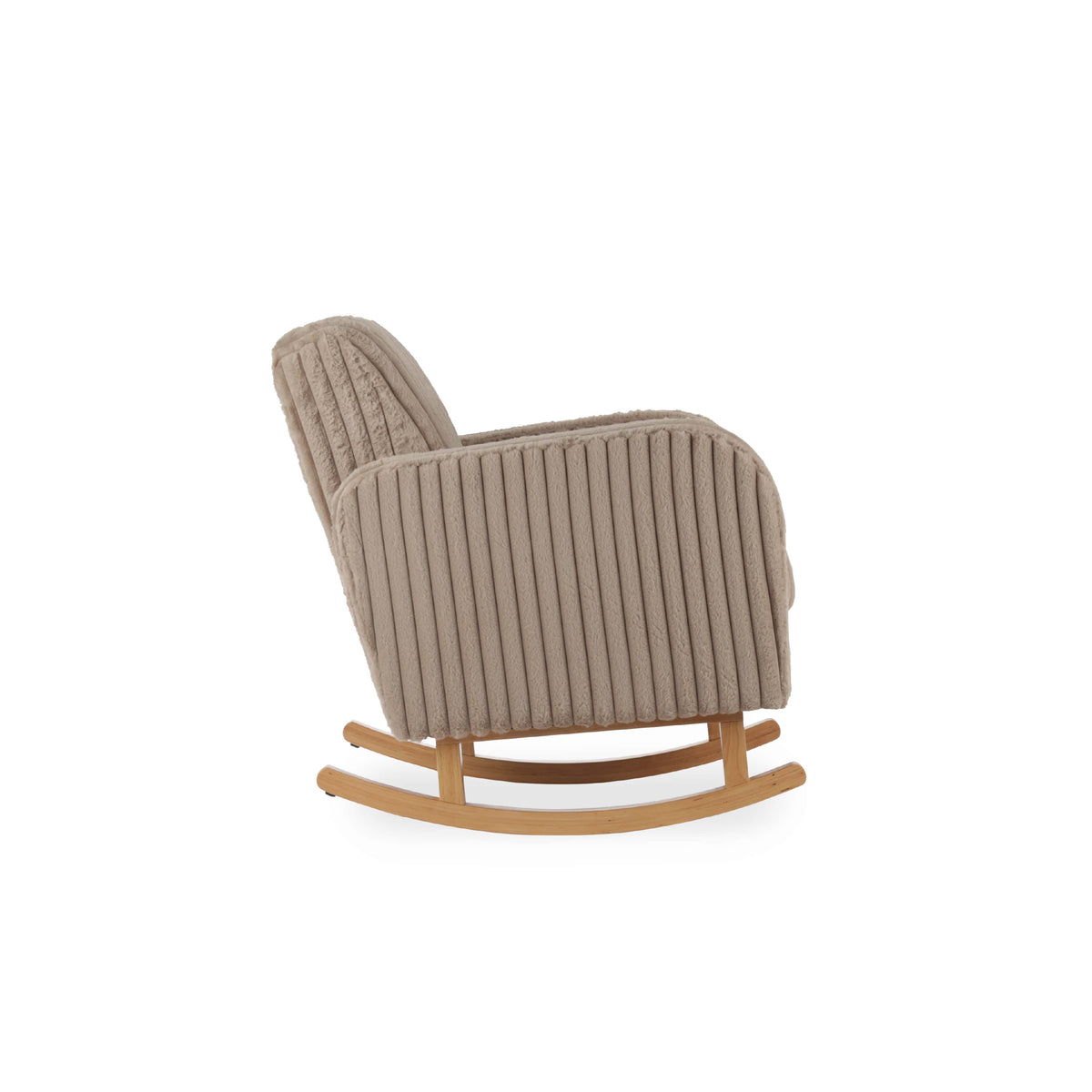 Cuddle Co Etta Faux Fur Nursing Chair - Mink