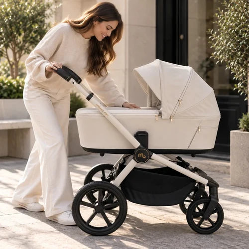 My Babiie MB450 ARC 3-in-1 Travel System + Spin ISOFIX Base – Champagne Taupe Pre Order End Of November