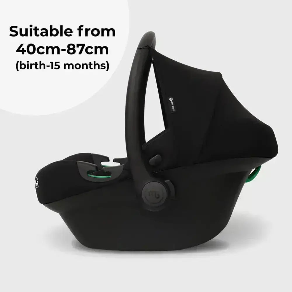 My Babiie MB450 ARC 3-in-1 Travel System + ISOFIX Base – Onyx Black Pre Order End Of November