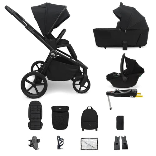 My Babiie MB450 ARC 3-in-1 Travel System + ISOFIX Base – Onyx Black Pre Order End Of November