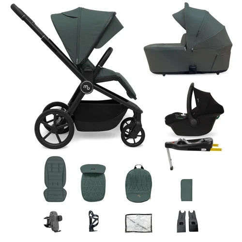 My Babiie MB450 ARC 3-in-1 Travel System + ISOFIX Base – Himalayan Green Pre Order End Of November