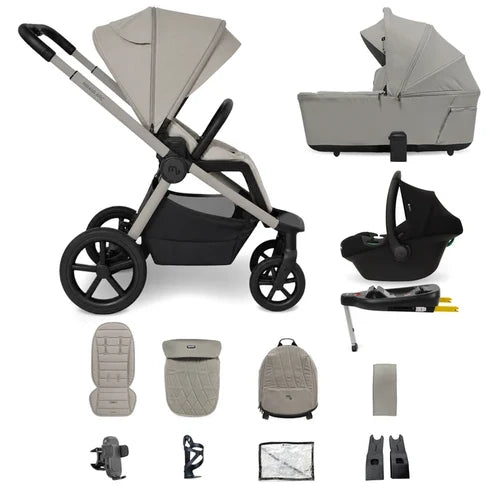 My Babiie MB450 ARC 3-in-1 Travel System + ISOFIX Base-Champagne Taupe Pre Order End Of November