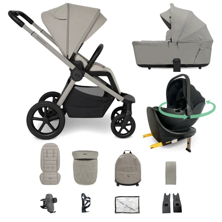 My Babiie MB450 ARC 3-in-1 Travel System + Spin ISOFIX Base – Champagne Taupe Pre Order End Of November
