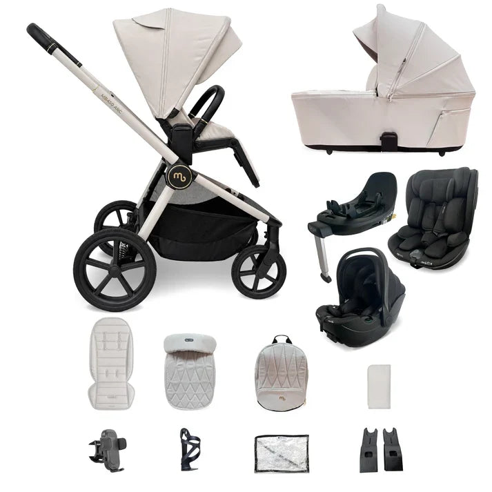 My Babiie MB450 ARC Spin & Slide All Stages Travel System – Royal Ivory Pre Order End Of November