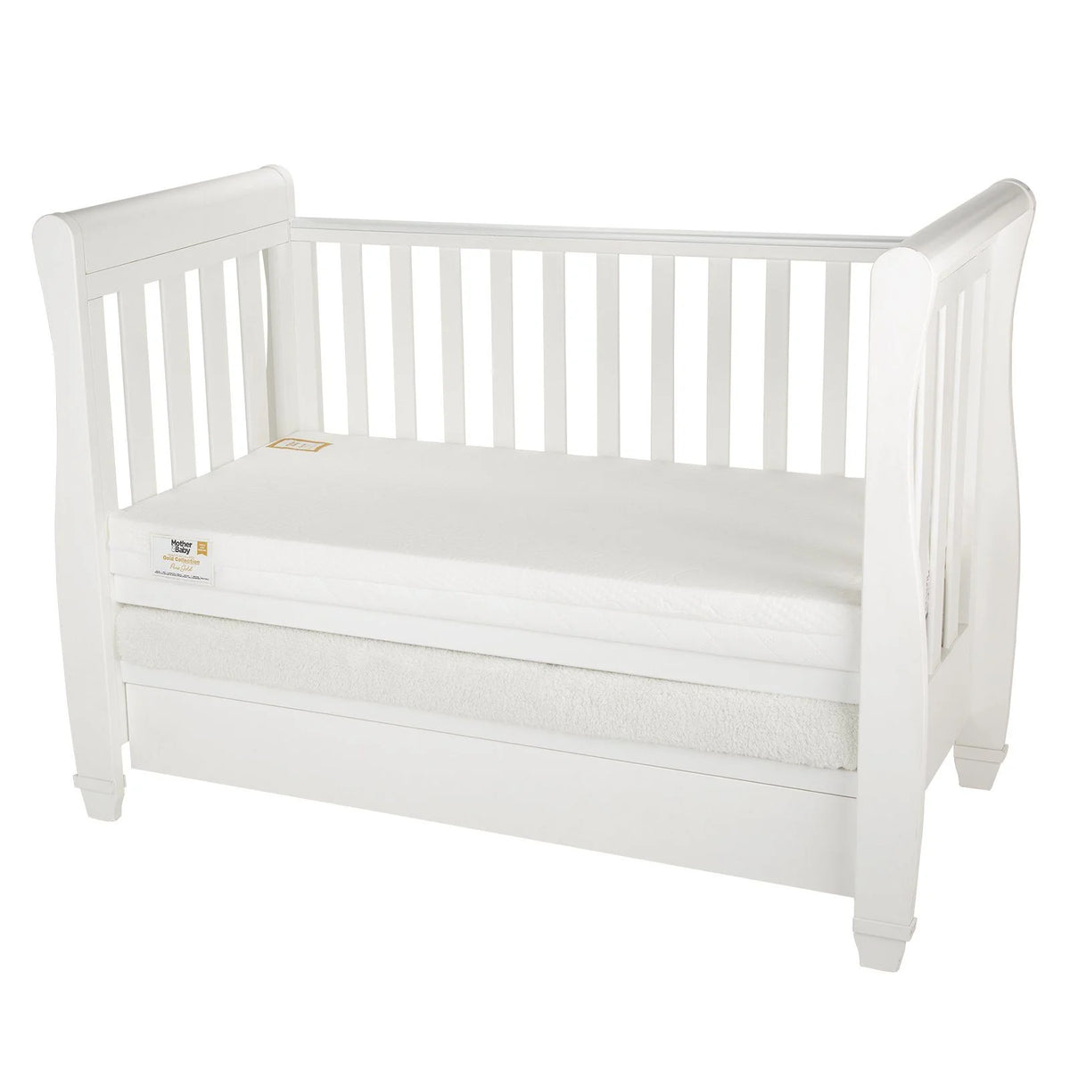Mother&Baby Pure Gold Anti-Allergy Coir Pocket Sprung Cot bed Mattress 120 x 60cm