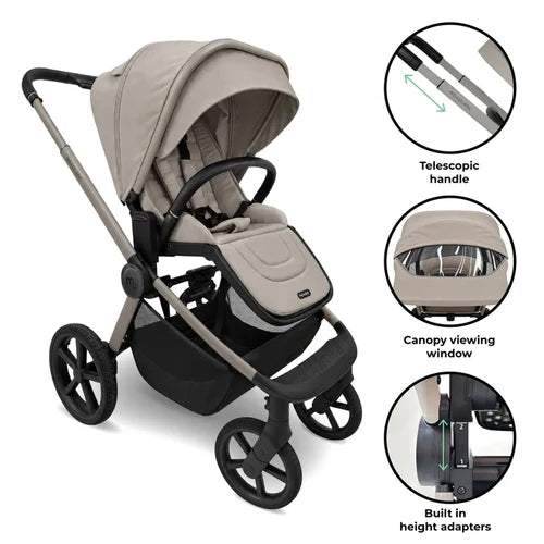 My Babiie MB450 ARC Spin & Slide All Stages Travel System – Champagne Taupe Pre Order End of November