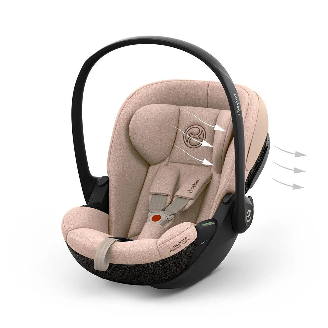CYBEX Cloud S Comfort Car Seat - Cozy Beige