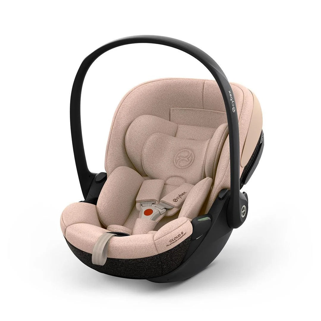 Cybex Cloud S Baby Car Seat with Base S Rotating Base Cozy Beige Comfort