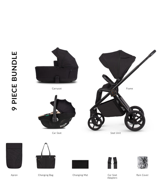 Venicci Claro 2 9 Piece Comfort Bundle Noir Beige Tiago