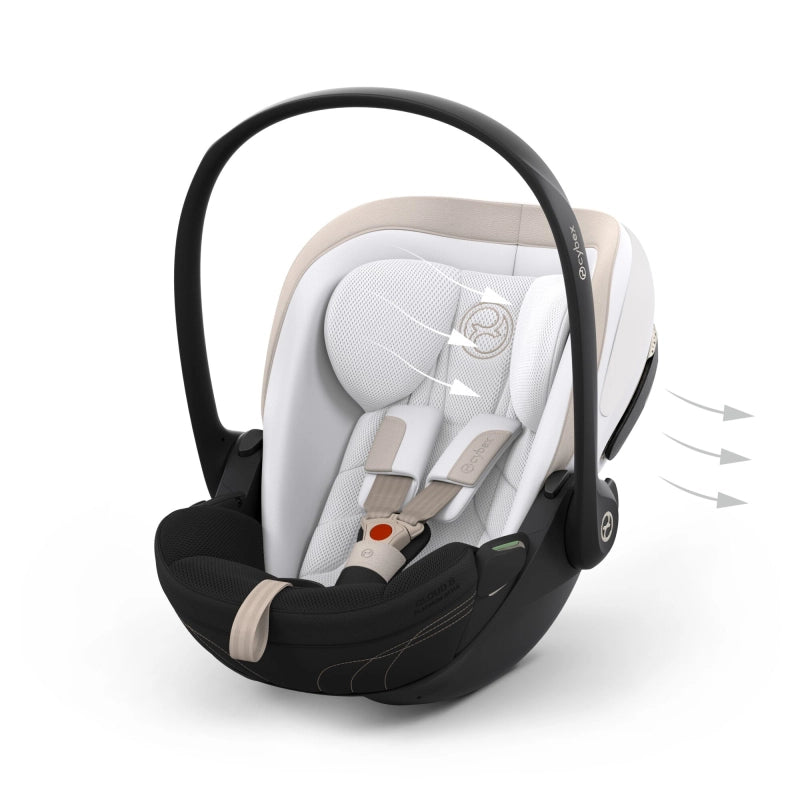 Cybex Cloud S Style i-Size Car Seat - Off White