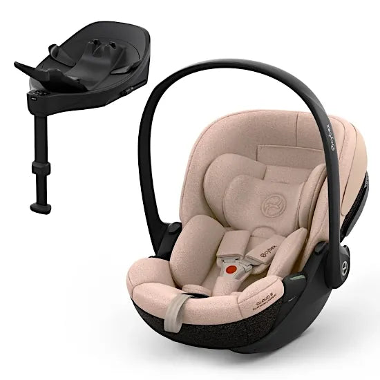 Cybex Cloud S Baby Car Seat with Base S Rotating Base Cozy Beige Comfort