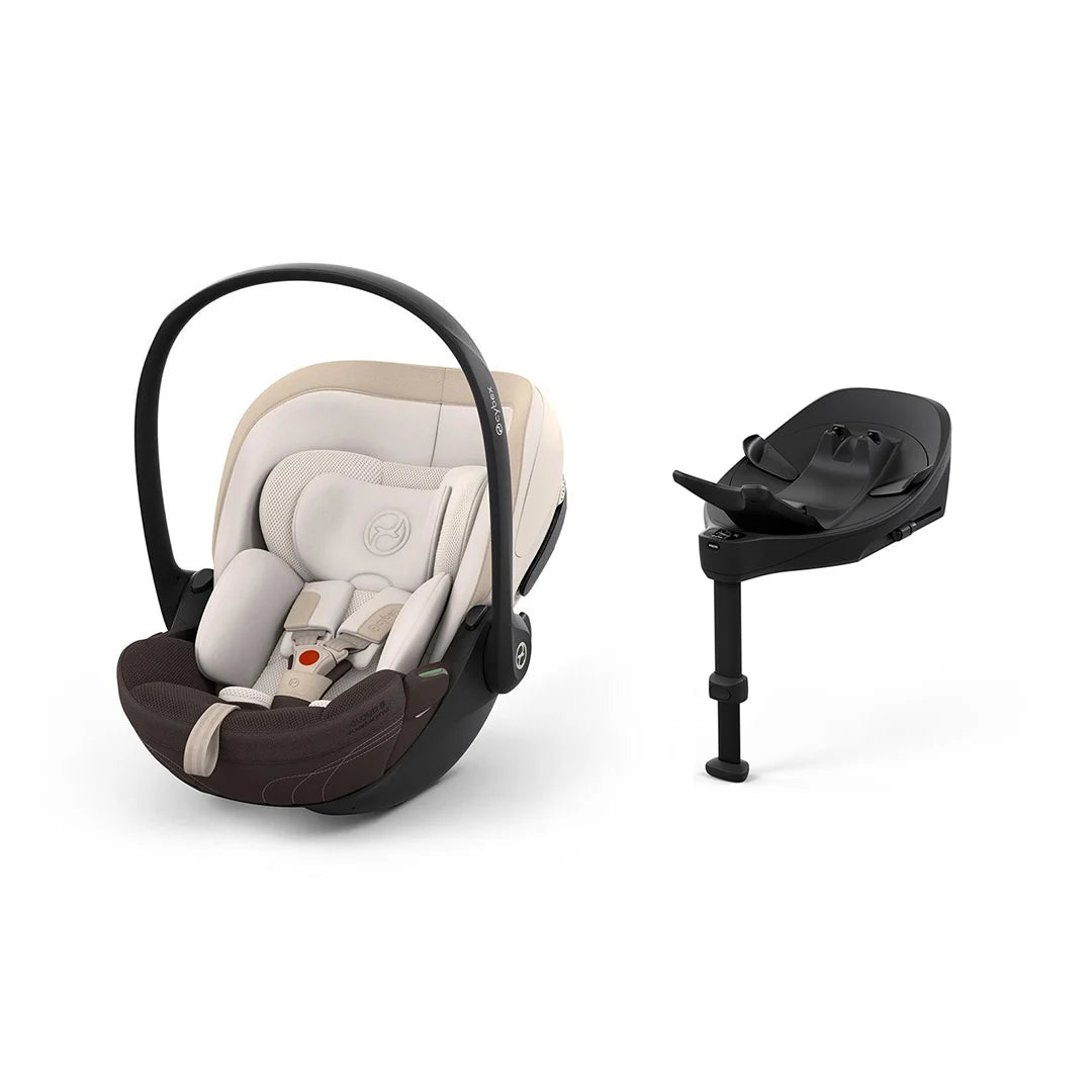 Cybex Cloud S Baby Car Seat with Base S Rotating Base Amber Brown Style