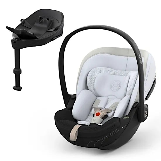 Cybex Cloud S Baby Car Seat with Base S Rotating Base Misty Grey Style