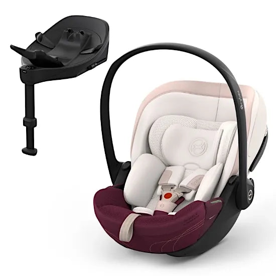 Cybex Cloud S Baby Car Seat with Base S Rotating Base Quartz Pink Style