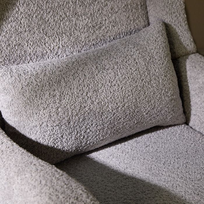 Harper Wingback Rocking Chair & Footstool - Cloud Grey