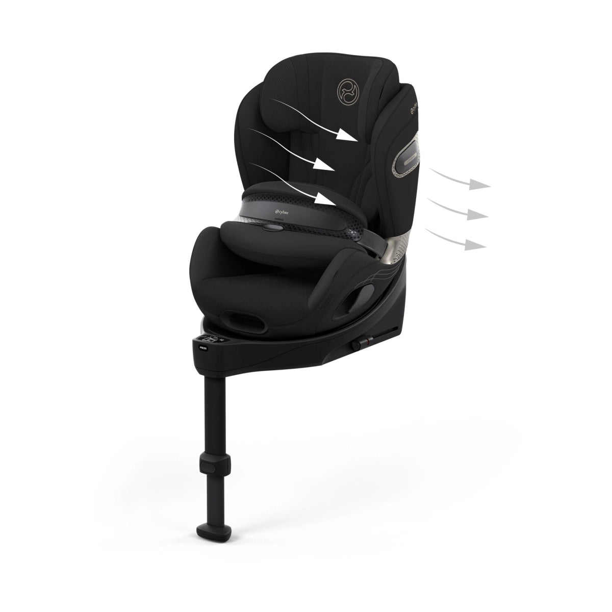 Cybex Anoris S Style i-Size 180 Airbag Car Seat - Sepia Black