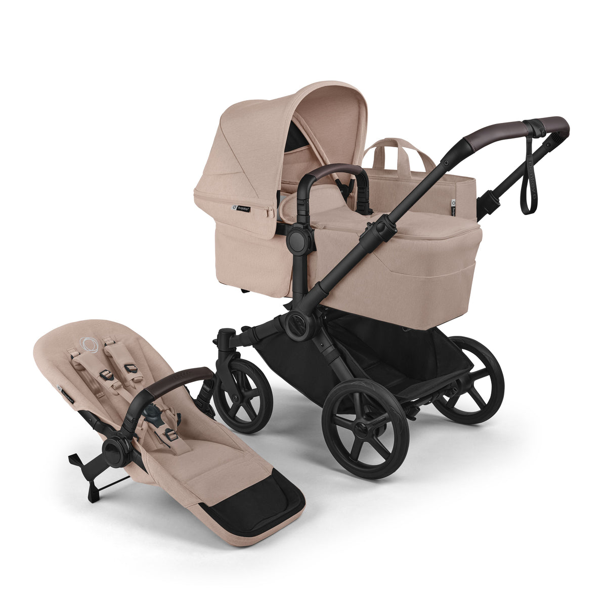 Bugaboo Donkey 6 Single Essential Stroller Bundle Desert Taupe