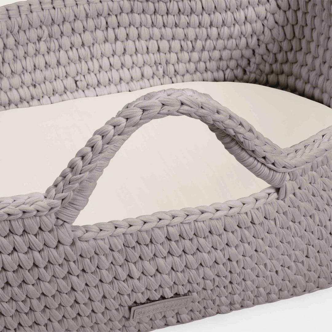 Ickle Bubba Nova Basket And Stand Crochet Tawny With Pine Stand
