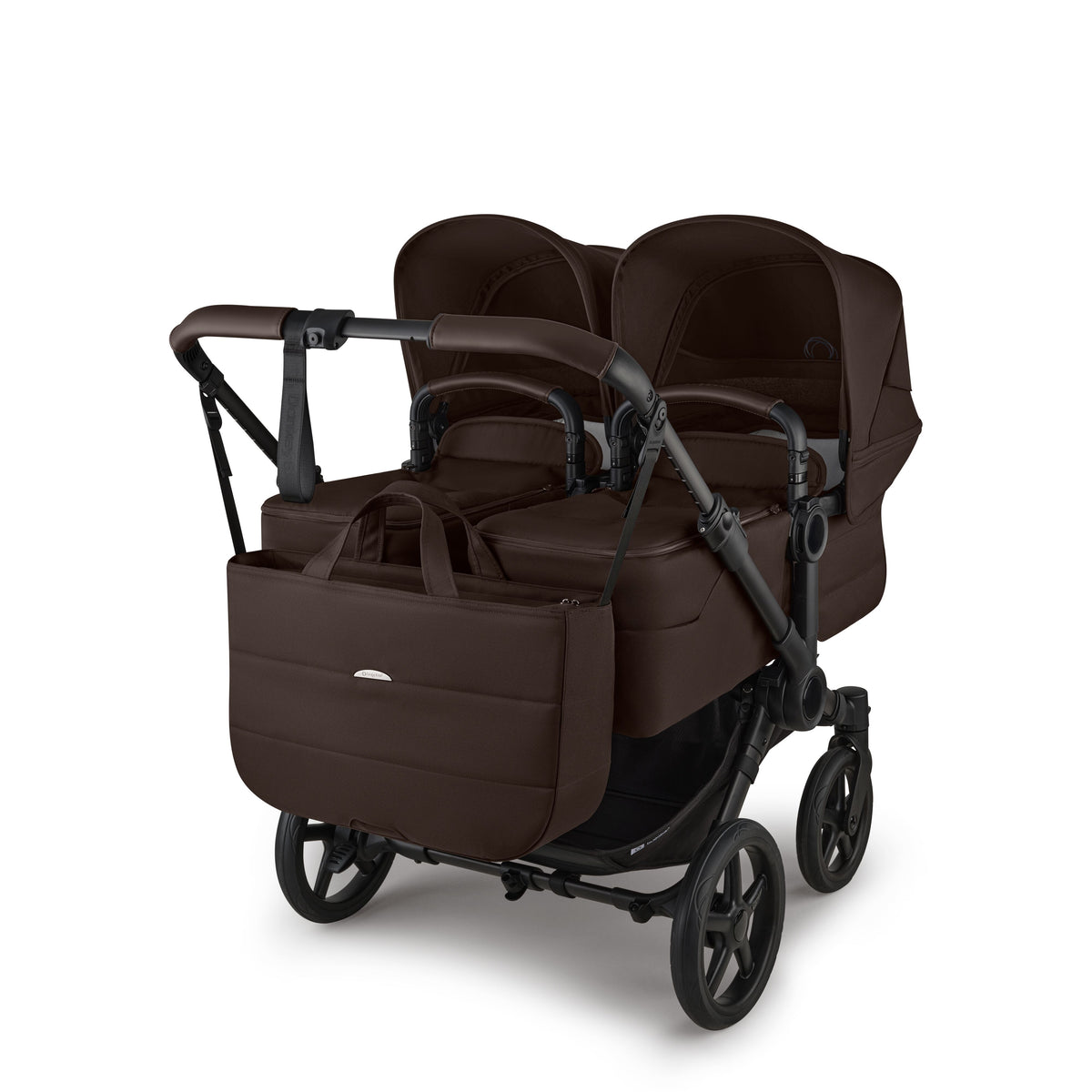 Bugaboo Donkey 6 Twin Essential pushchair bundle Cocoa Brown