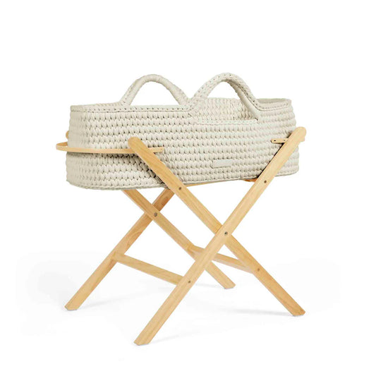 Ickle Bubba Nova Basket And Stand Crochet Cloud With Pine Stand