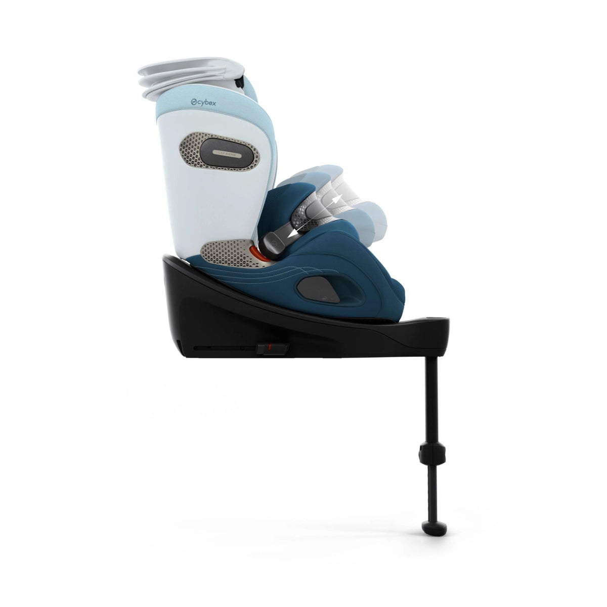 Cybex Anoris S Style i-Size 180 Airbag Car Seat - Opal Blue