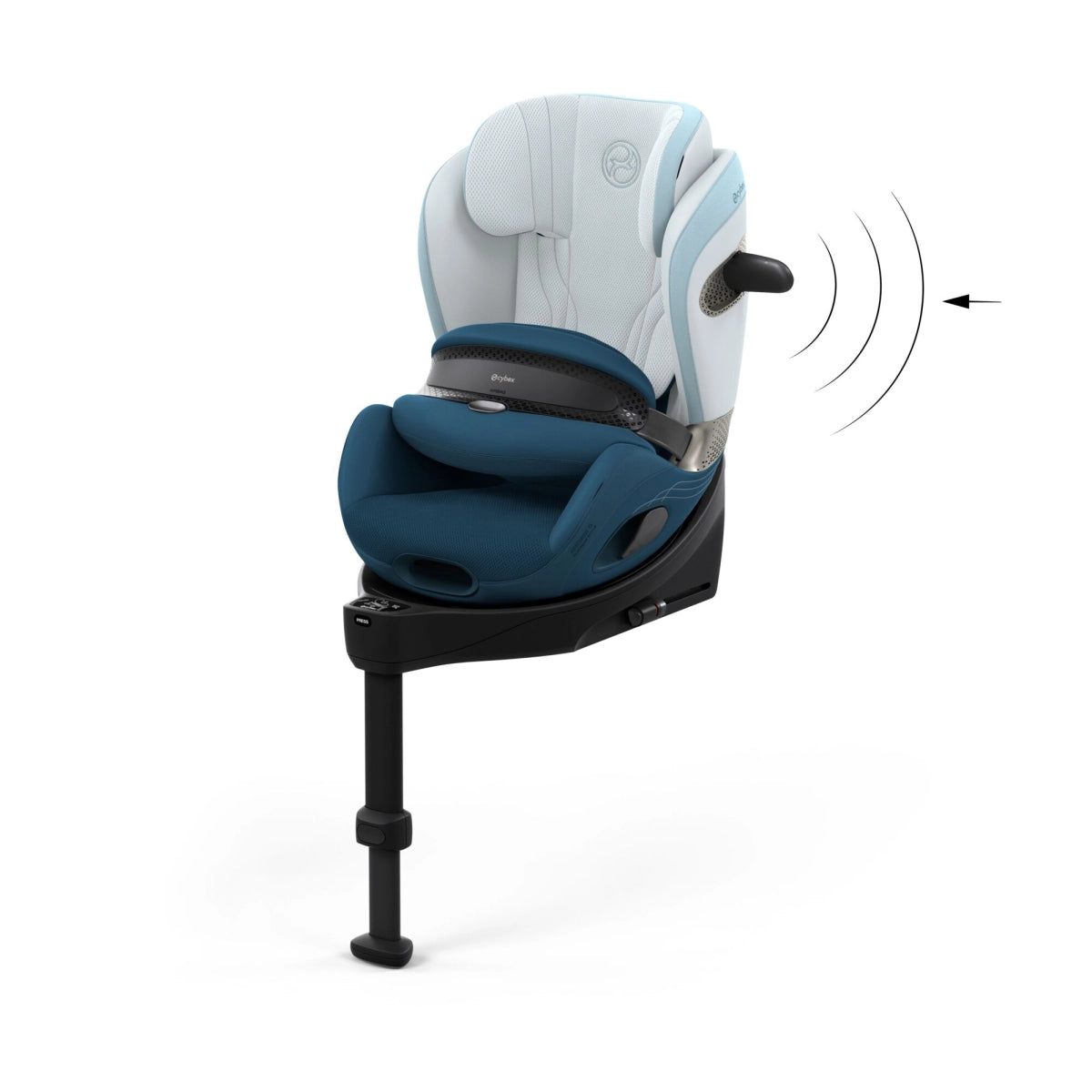 Cybex Anoris S Style i-Size 180 Airbag Car Seat - Opal Blue