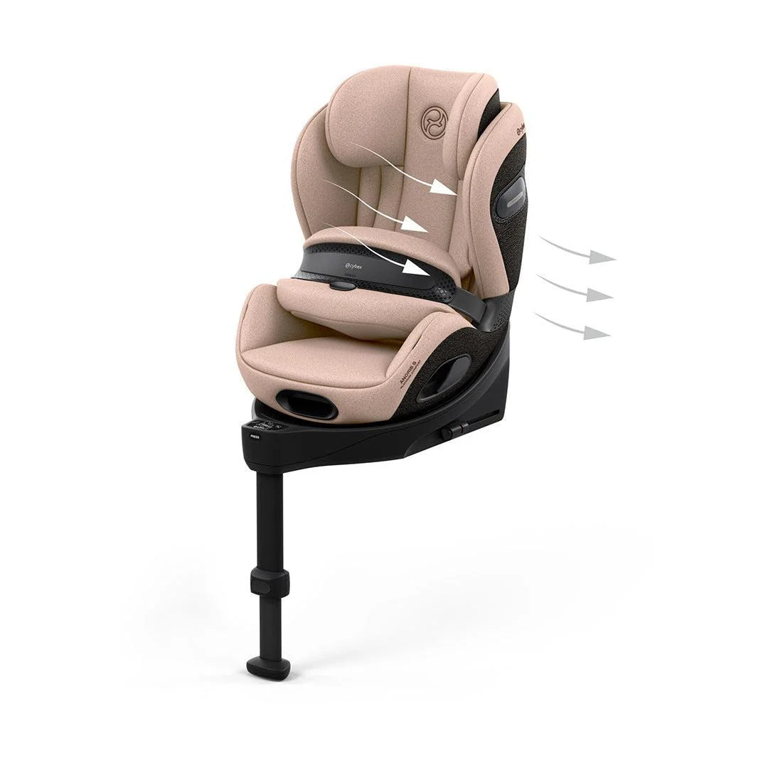 Cybex Anoris Si Comfort Car Seat with Airbag - Cozy Beige