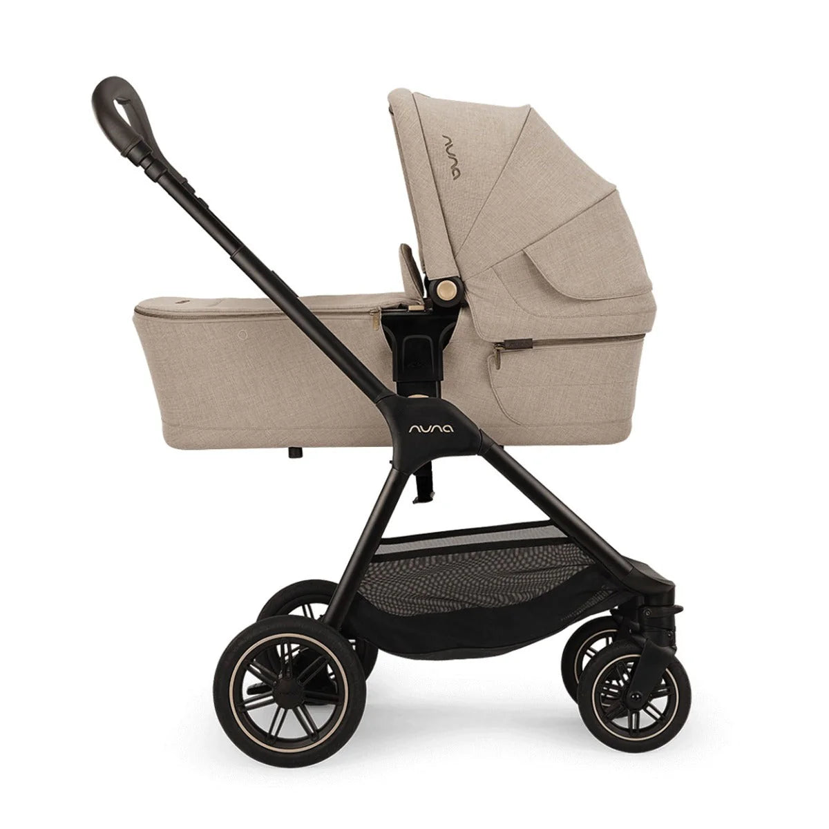 Nuna x Liberty Fantasy Land Collection Triv Next Generation Pushchair, LYTL Carrycot and Arra Flex Car Seat and Base Next Bundle Open Box