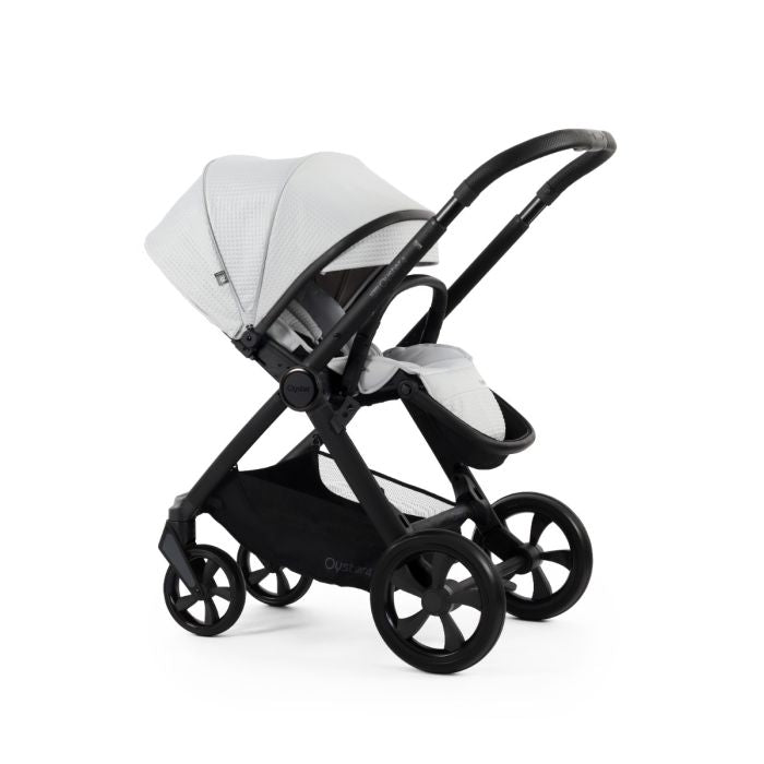 BabyStyle Oyster4 Pushchair Essential 5 Piece Bundle with Cybex Cloud T i-Size Car Seat and Base - Chocolate Velvet