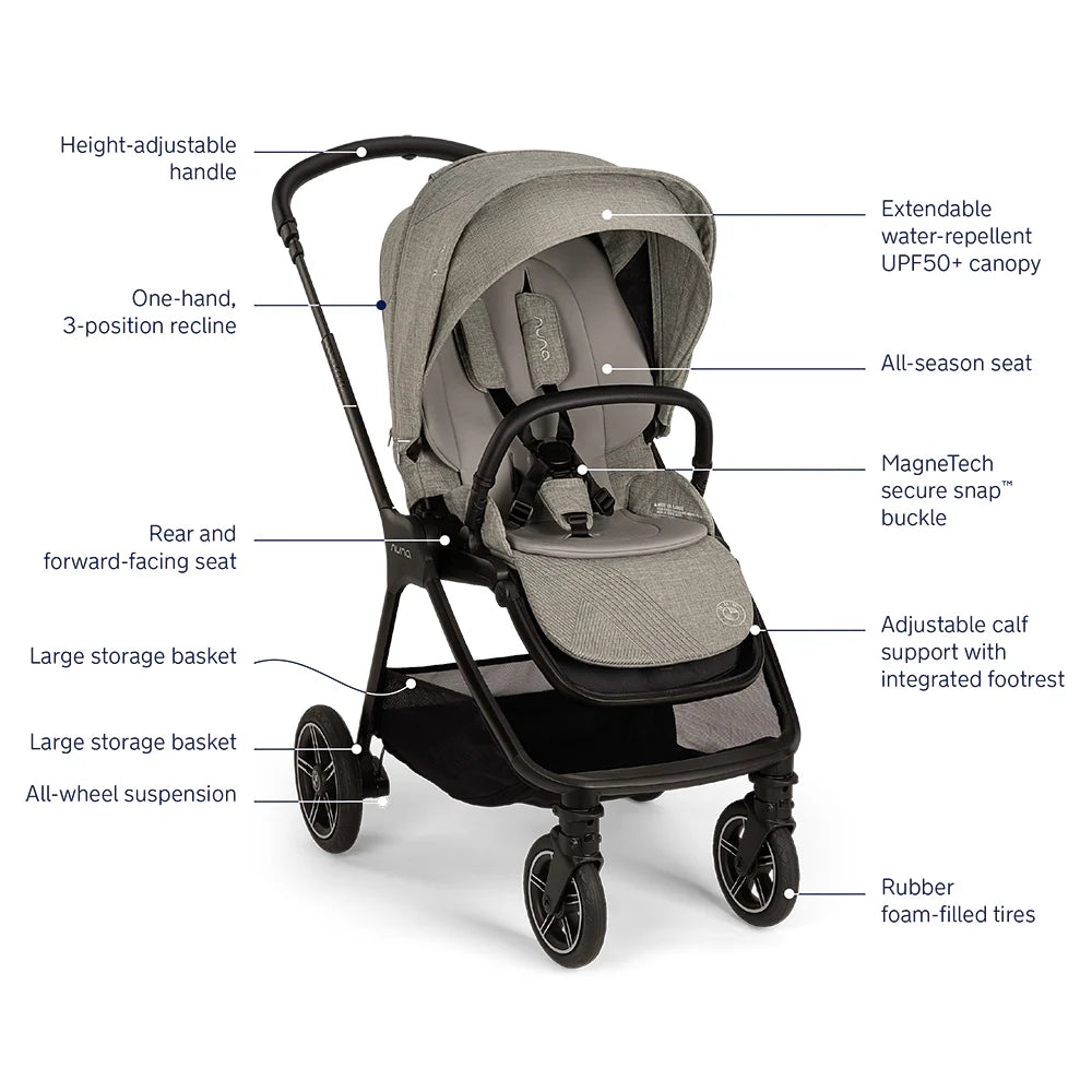Nuna TRIV NEXT BMW + PIPA Lite Travel System - BMW Graphene