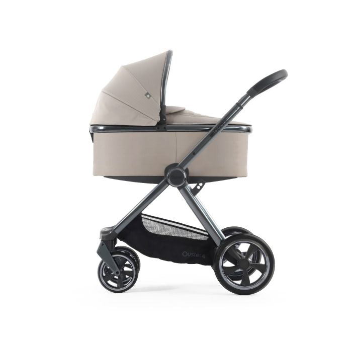 BabyStyle Oyster4 Pushchair Luxury 7 Piece Bundle with Cybex Cloud T i-Size Car Seat and Base - Stone