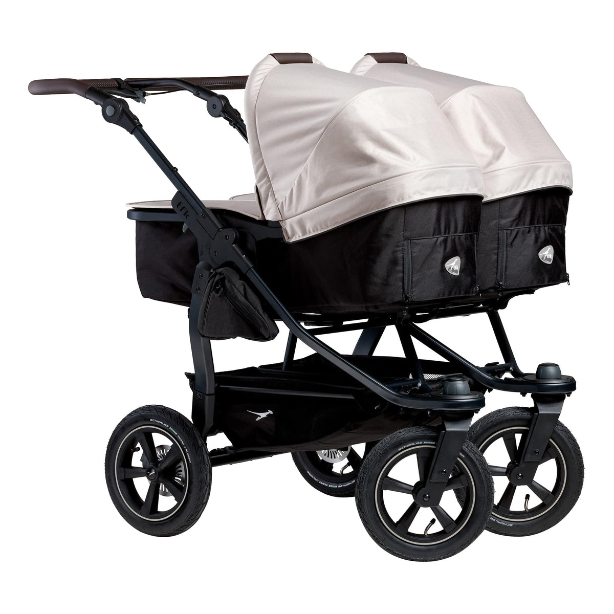 TFK Duo Twin Double Stroller Combi Seat Units - Sand