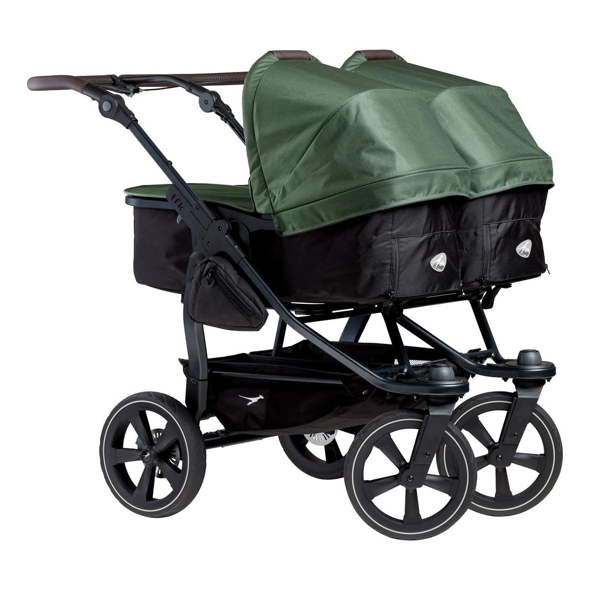 TFK Duo Twin Double Stroller Combi Seat Units - Olive