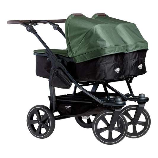 TFK Duo Twin Double Stroller Combi Seat Units - Olive