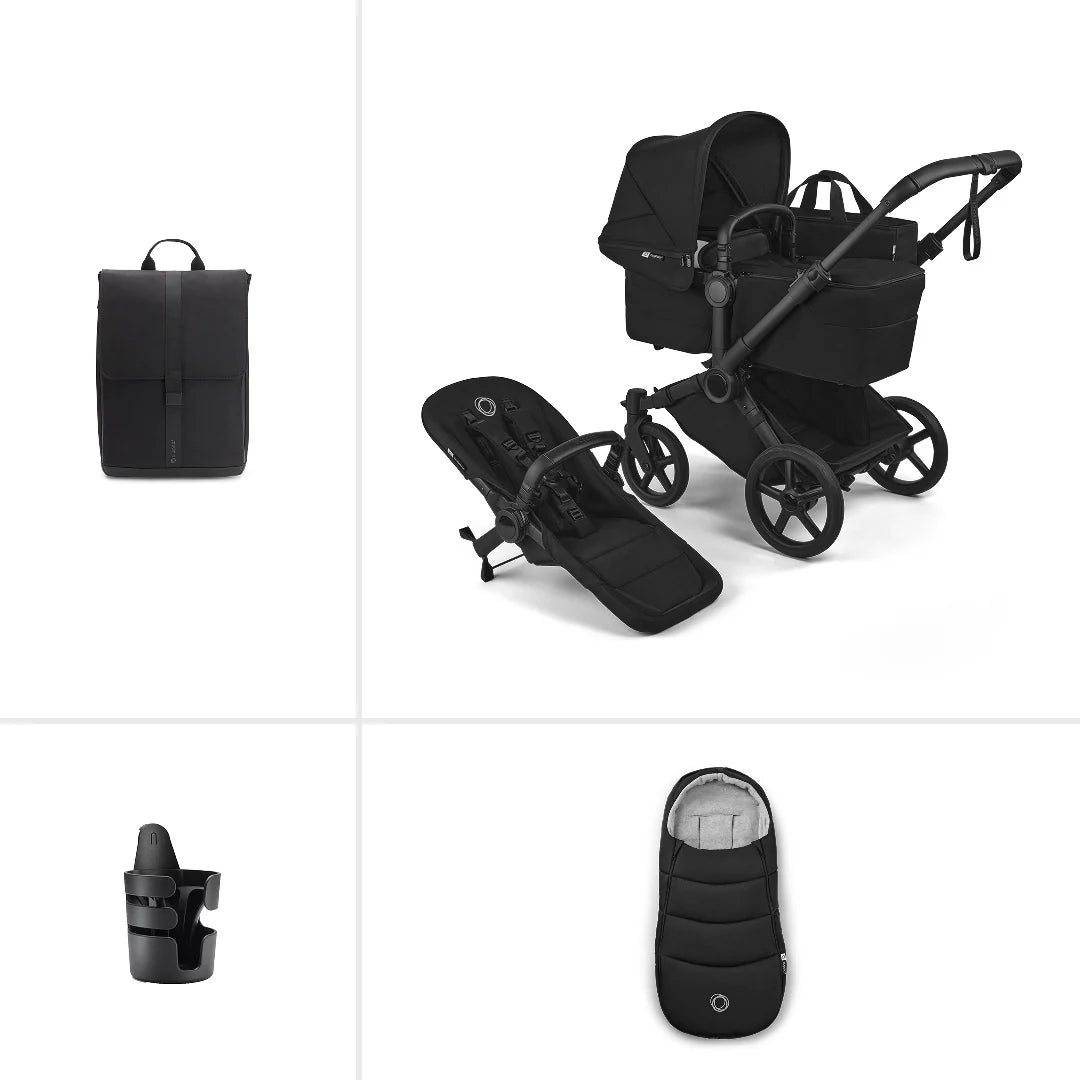 Bugaboo Donkey 6 Single Essential Stroller Bundle Heritage Black