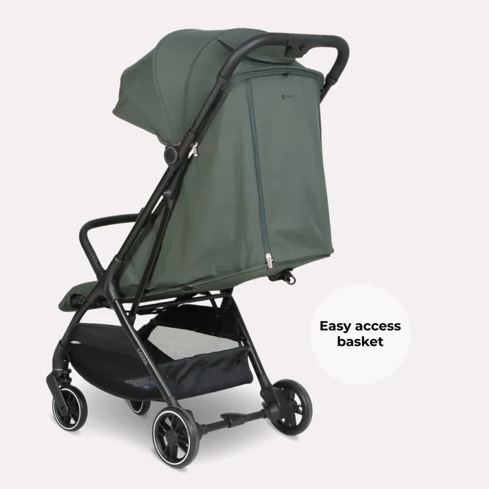 My Babiie MBX6 Auto-Fold Compact Stroller - Forest Green