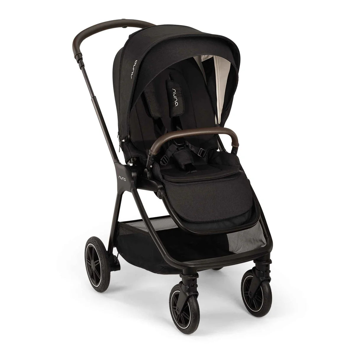 Nuna TRIV Next & ARRA Flex & BASE Curv Bundle - Caviar Biscotti