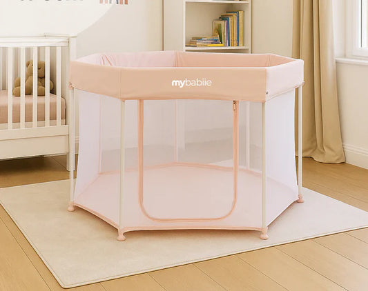 My Babiie Baby Play Pen – Blush Pink