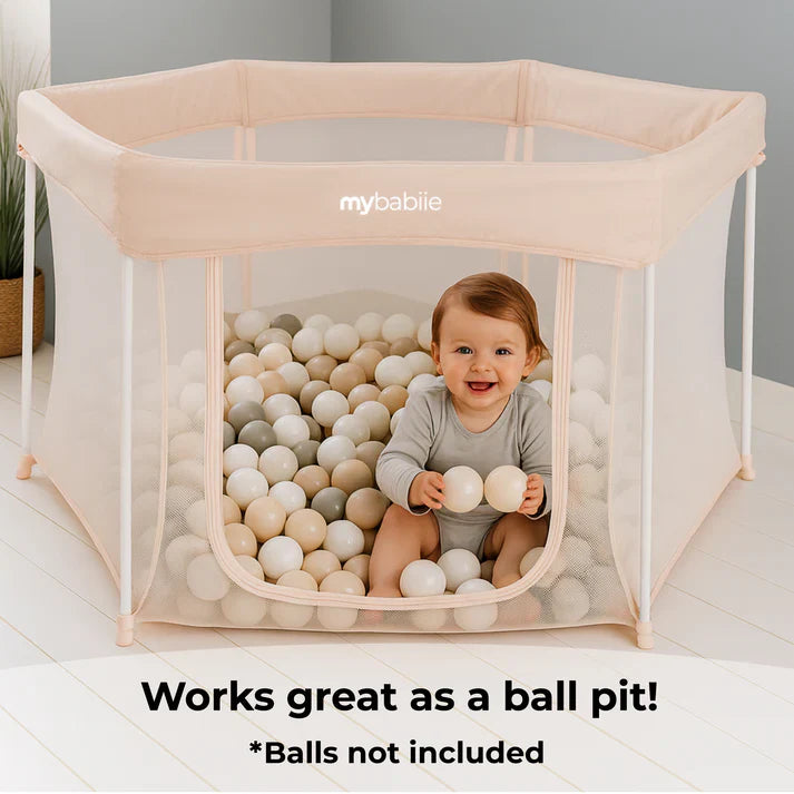 My Babiie Baby Play Pen – Blush Pink