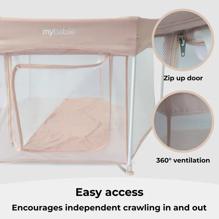 My Babiie Baby Play Pen – Blush Pink