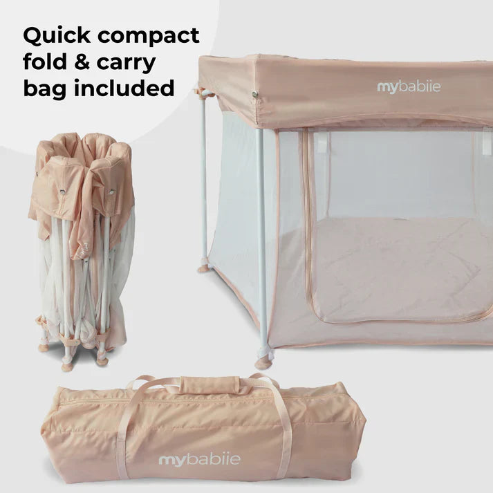 My Babiie Baby Play Pen – Blush Pink